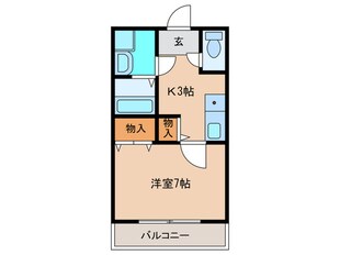 エスポワール井田の物件間取画像